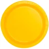 Juego de 8 Platos Amarillos 22 cm