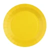 Juego de 10 Platos Amarillos 18 cm