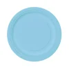 Juego de 8 Platos Azul Claro 17 cm