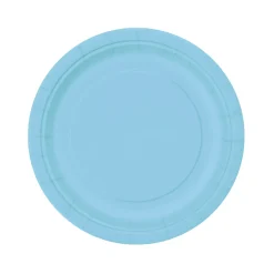 Juego de 8 Platos Azul Claro 17 cm