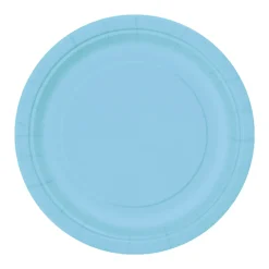 Juego de 8 Platos Azul Claro 22 cm
