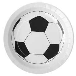 Juego de 10 Platos Balón de Fútbol