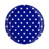 Juego de 8 Platos Blue Royal Dots 19 cm
