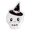 Juego de 6 Platos Calavera Halloween 27 cm x 18 cm