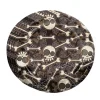 Juego de 8 Platos Calaveras y Huesos Halloween