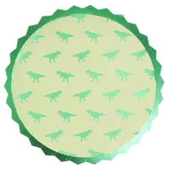 Juego de 8 Platos Dinosaurio 22 cm