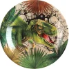 Juego de 10 Platos Dinosaurios Attack 22,5 cm