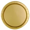 Juego de 8 Platos Dorados 17 cm