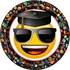 Juego de 8 Platos Emoji Graduado 22 cm