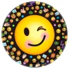 Juego de 8 Platos Emoticones / Emoji 23cm
