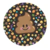 Juego de 8 Platos Emoticones / Emoji 18 cm