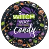 Juego de 8 Platos Esqueleto Halloween 17 cm