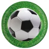 Juego de 8 Platos Fútbol Kicker 23 cm