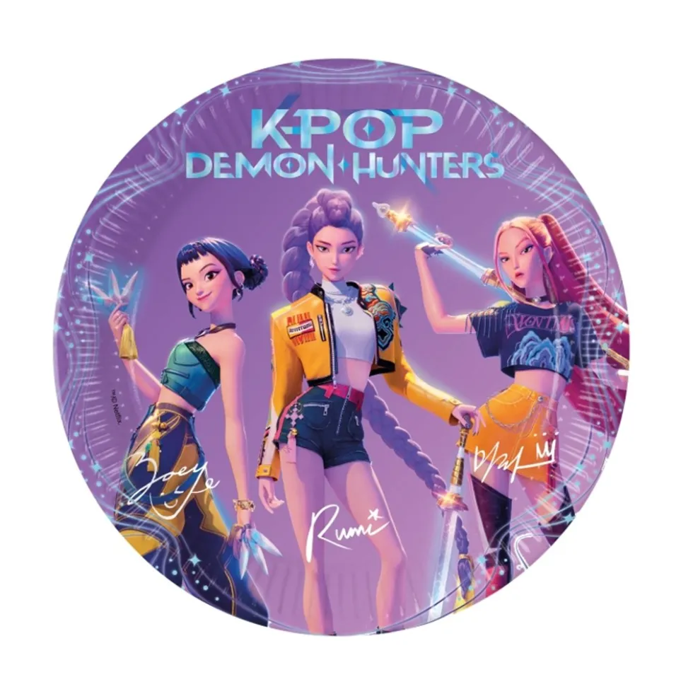 Juego de 8 Platos K-POP FSC 23 cm