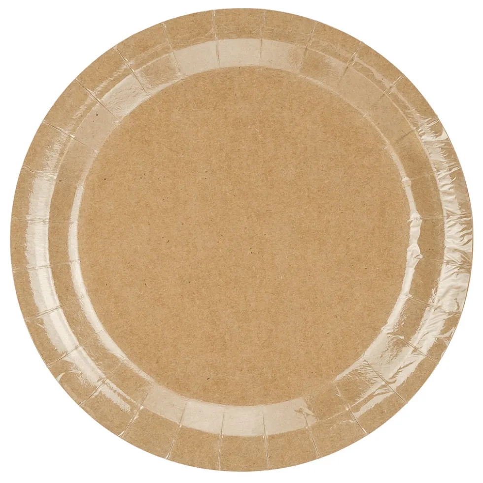 Juego de 6 Platos Kraft 23 cm