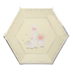 Juego de 8 Platos Llama Love