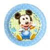 Juego de 8 Platos Mickey Bebé 19 cm