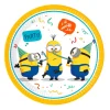 Juego de 8 Platos Minions 23cm