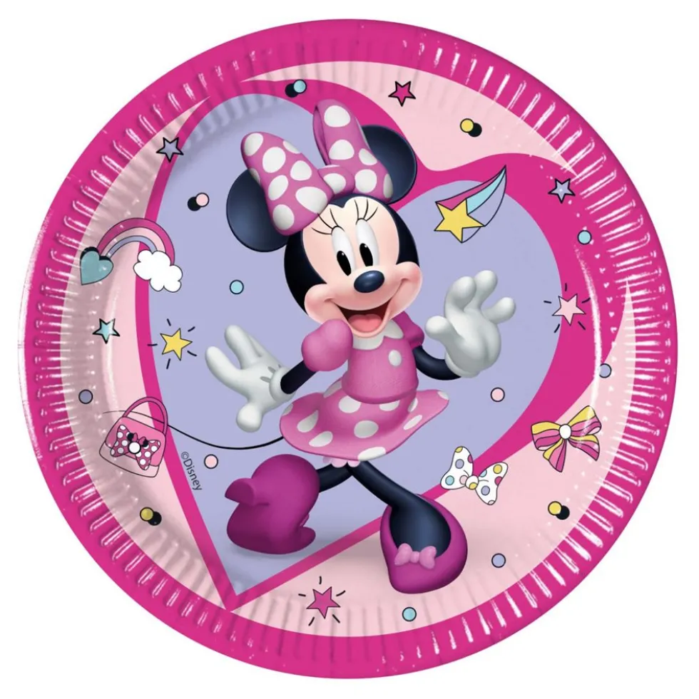 Juego de 8 Platos Minnie Happy 19 cm