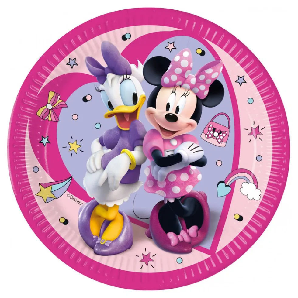 Juego de 8 Platos Minnie Happy 22 cm