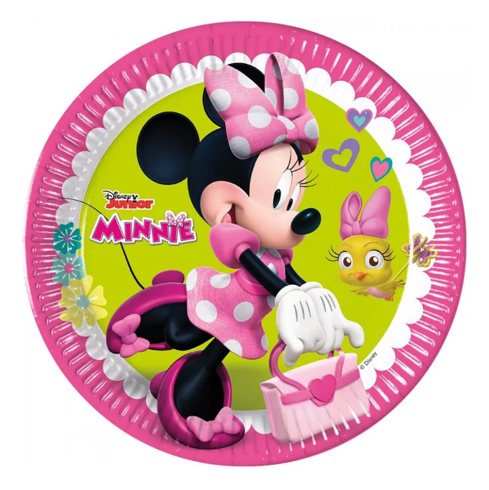 Juego de 8 platos Minnie Mouse 23cm