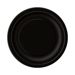 Juego de 8 Platos Negros 17 cm