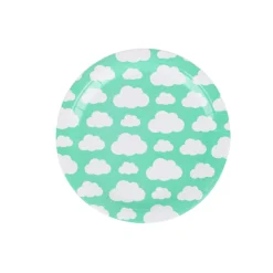 Juego de 8 Platos Nubes 23 cm