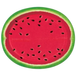 Juego de 8 Platos Ovalados Sandía 31 cm
