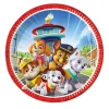 Juego de 8 Platos Patrulla Canina 23 cm Rescue