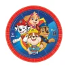Juego de 8 platos Patrulla canina 23 cm