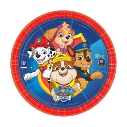 Juego de 8 platos Patrulla canina 23 cm