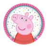 Juego de 8 Platos Peppa Pig 18 cm