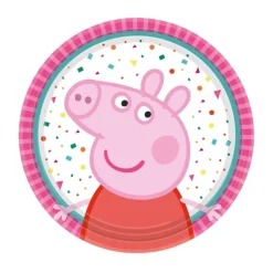Juego de 8 Platos Peppa Pig 18 cm