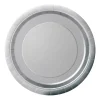 Juego de 8 Platos Plateados 17 cm