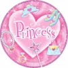 Juego de 8 platos Princesas