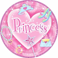 Juego de 8 platos Princesas