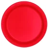 Juego de 8 Platos Rojos 22 cm