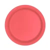 Juego de 8 Platos Rojos 17 cm