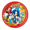 Juego de 8 Platos Sonic The Hedgehog 23 cm