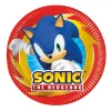 Juego de 8 Platos Sonic The Hedgehog 20 cm