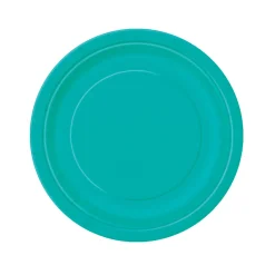 Juego de 8 Platos Turquesas 17 cm