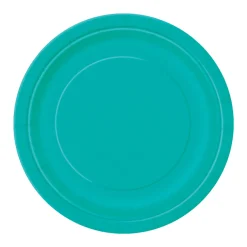 Juego de 8 Platos Turquesas 22 cm