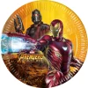 Juego de 8 Platos Vengadores Infinity War 19 cm