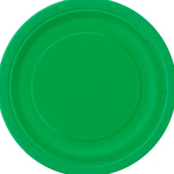 Juego de 8 Platos Verdes 17 cm