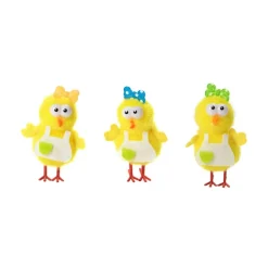 Juego de 3 Pollitos de Pascua con Delantal 5 cm