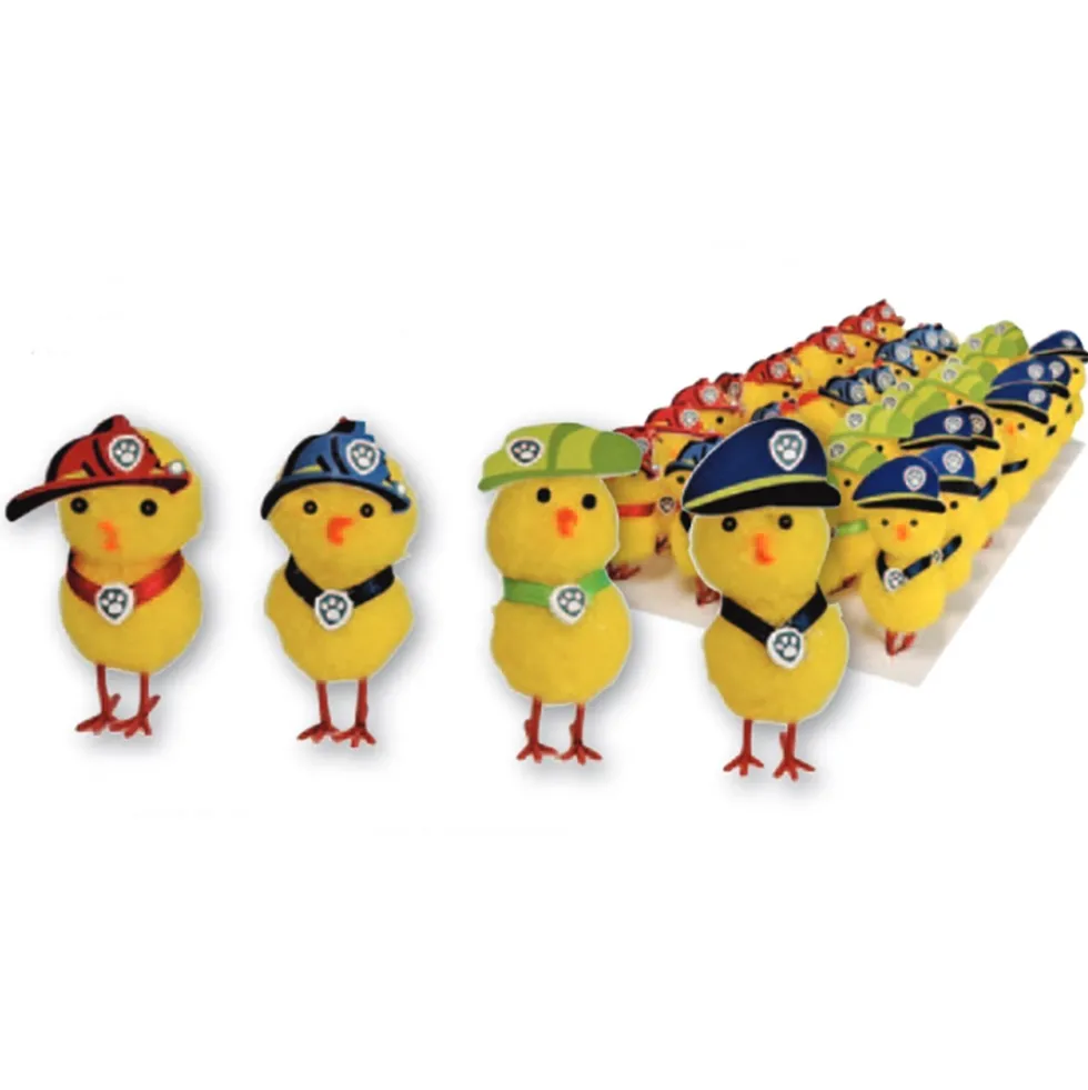 Juego de 4 Pollitos de Pascua Oficios