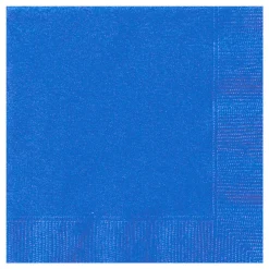 Juego de 20 Servilletas Azul Intenso
