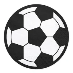 Juego de 20 Servilletas Balón de Fútbol