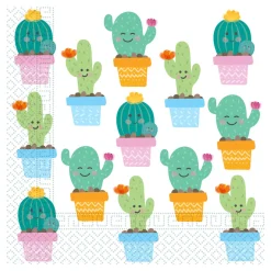 Juego de 20 Servilletas Cactus