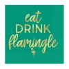 Juego de 16 Servilletas Cocktail Flamingle